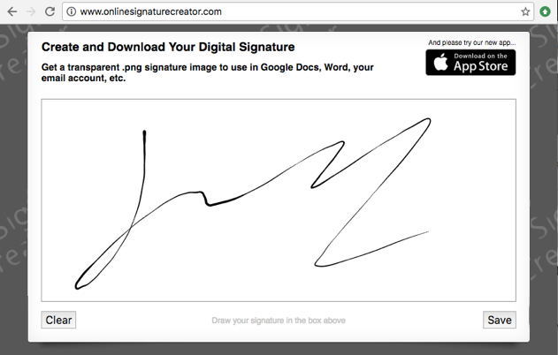 Online Signature Creator